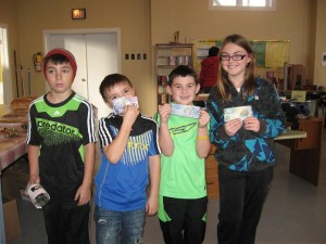 These wonderful kids sold lemonade and cookies for Help the Strays!